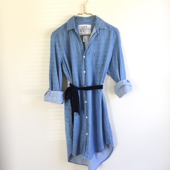 Frank & Eileen Dresses & Skirts - Frank & Eileen Denim Shirt Dress Italy M